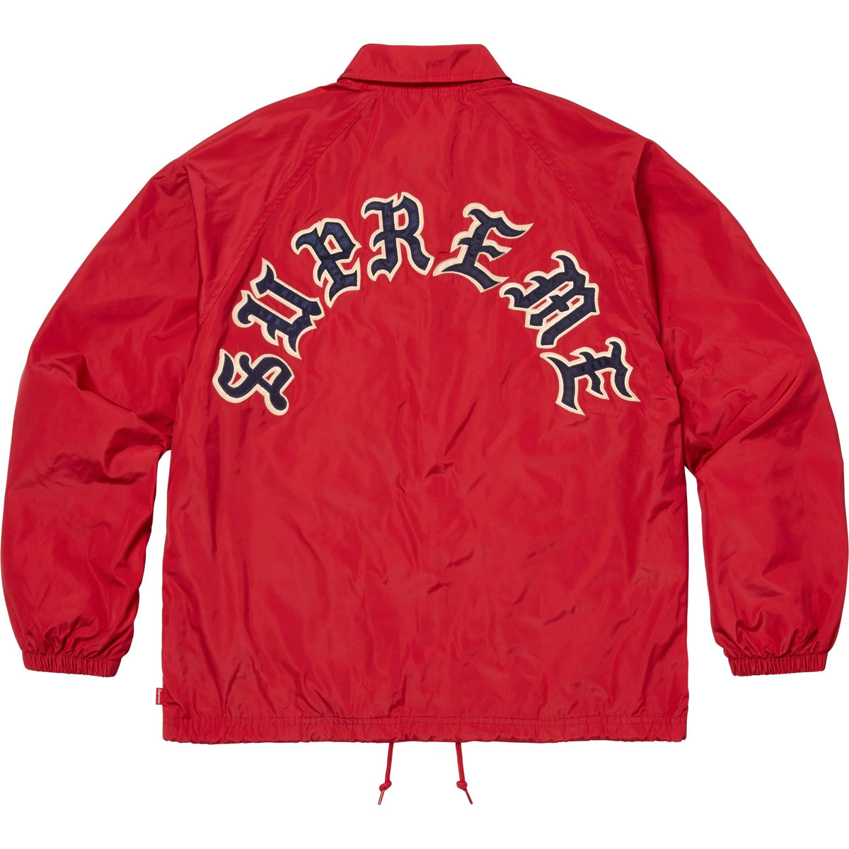 ジャケット・アウター Supreme Old English Arc Coaches Jacket L Supreme Old English Arc Coaches Jacket Red – BASEMENT_HK