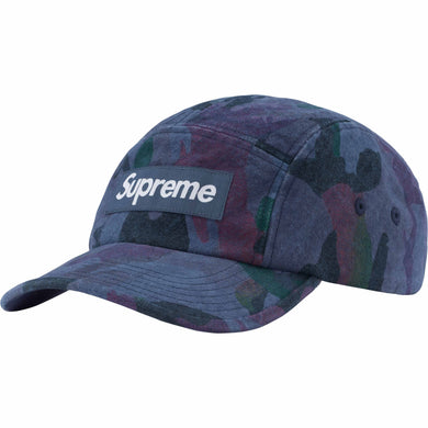 Supreme Washed Canvas Camp Cap Navy