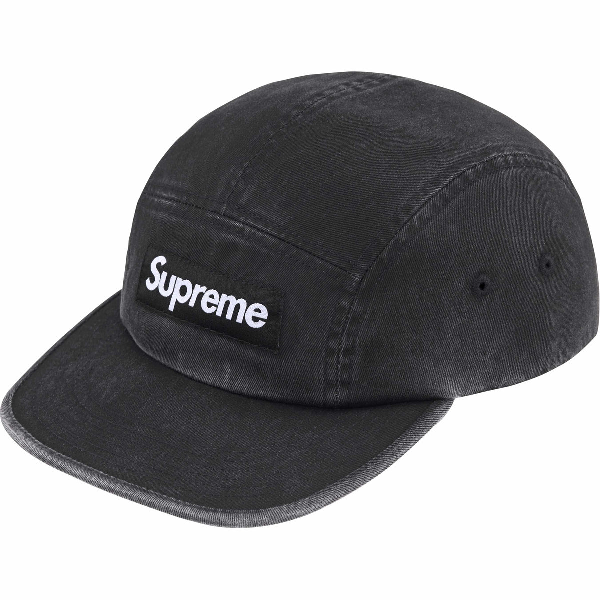 Supreme camp cap 黒 Supreme Front Panel Zip Camp Cap Black - SS17 - US