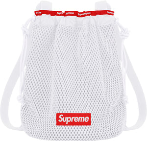 Supreme Mesh Small Backpack White