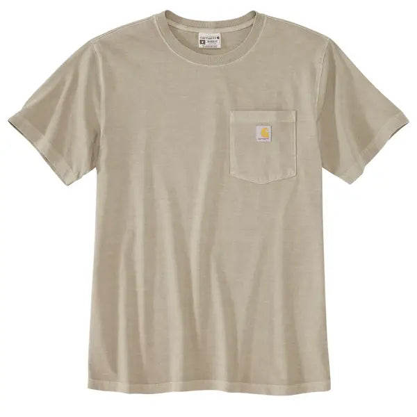 Carhartt Relaxed Fit Lightweight SS Garment Dyed Pocket Tee Light Beige