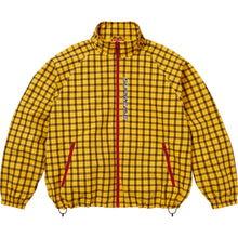 Supreme Plaid Track Jacket Yellow