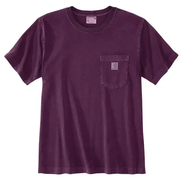 Carhartt Relaxed Fit Lightweight SS Garment Dyed Pocket Tee Purple