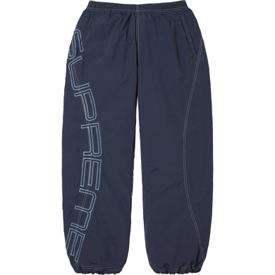 Supreme Spellout Embroidered Track Pant Navy