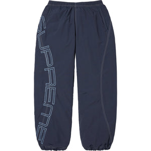 Supreme Spellout Embroidered Track Pant Navy
