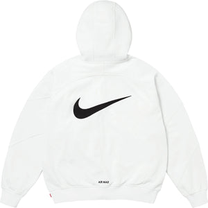 Supreme® Nike® Zip Up Hooded Sweatshirt White