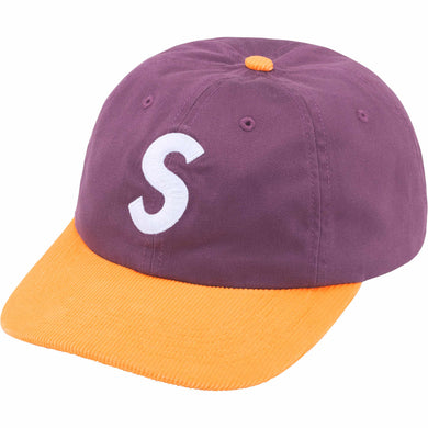 PREORDER SUPREME 2-TONE S LOGO 6-PANEL PURPLE