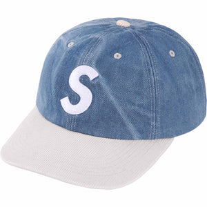 Supreme 2-Tone S Logo 6-Panel Denim