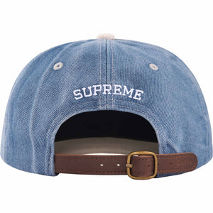 Supreme 2-Tone S Logo 6-Panel Denim
