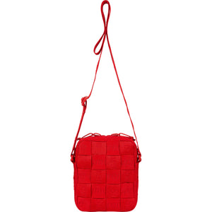 Supreme Woven Shoulder Bag Red