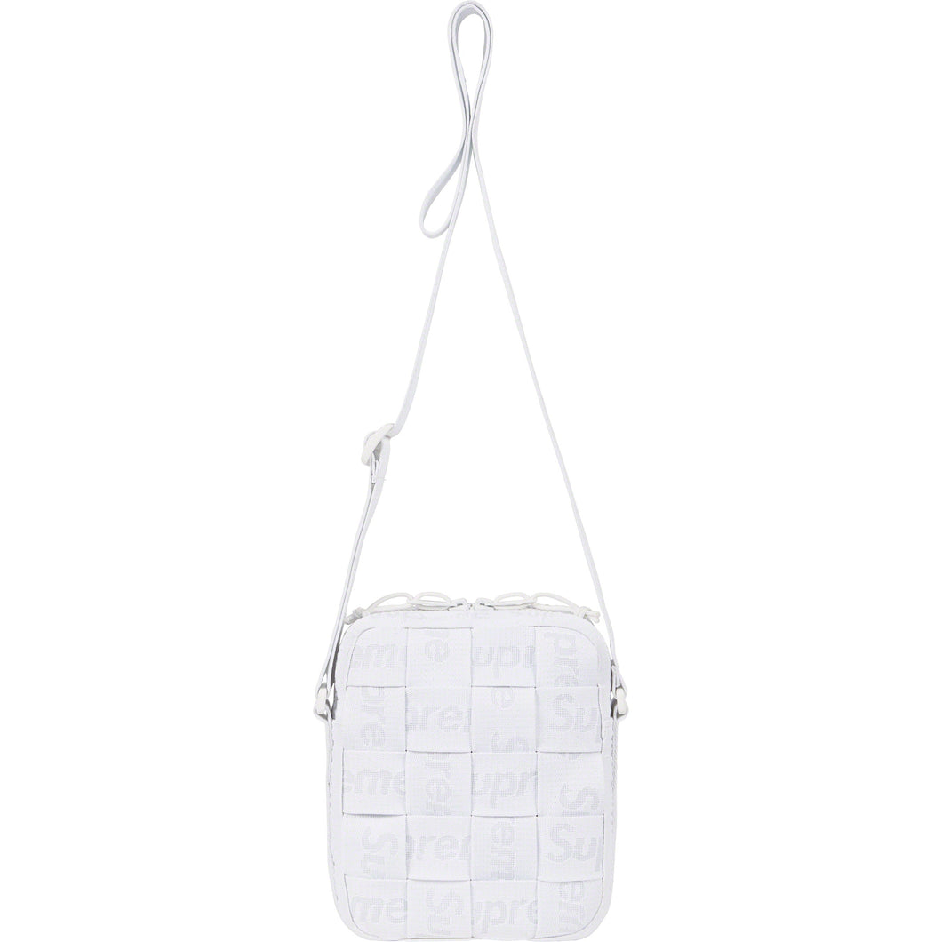 Supreme Woven Shoulder Bag White