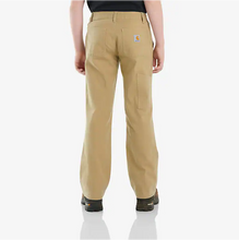 Carhartt Kids Rugged Flex® Loose Fit Utility Body-Cut Work Pant Dark Khaki