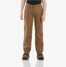 Carhartt Kids Rugged Flex® Loose Fit Utility Body-Cut Work Pant Dark Khaki