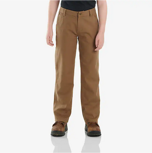 Carhartt Kids Rugged Flex® Loose Fit Utility Body-Cut Work Pant Canyon Brown
