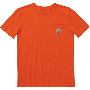 Carharrt Kids S/S Pocket Tee Orange