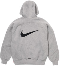 Supreme® Nike® Zip Up Hooded Sweatshirt Grey