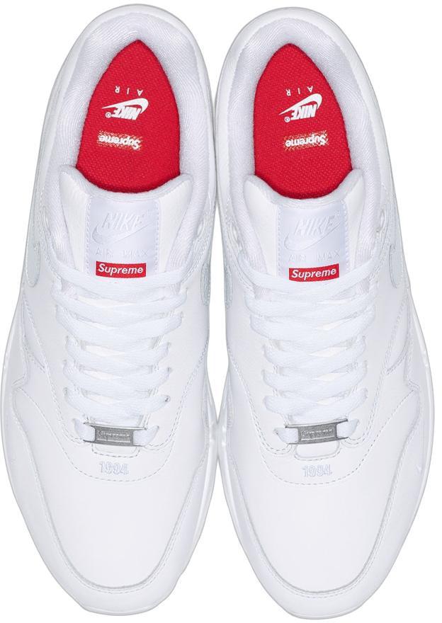 Supreme® Nike® Air Max 1 White