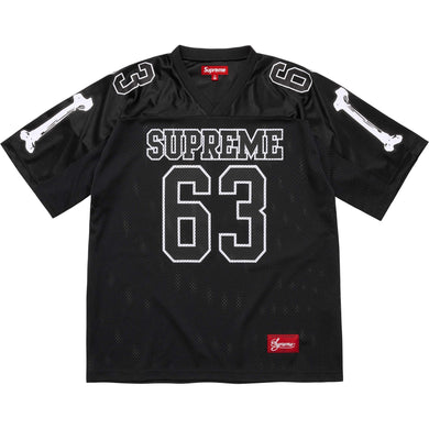 Supreme Bones Football Jersey Red Black