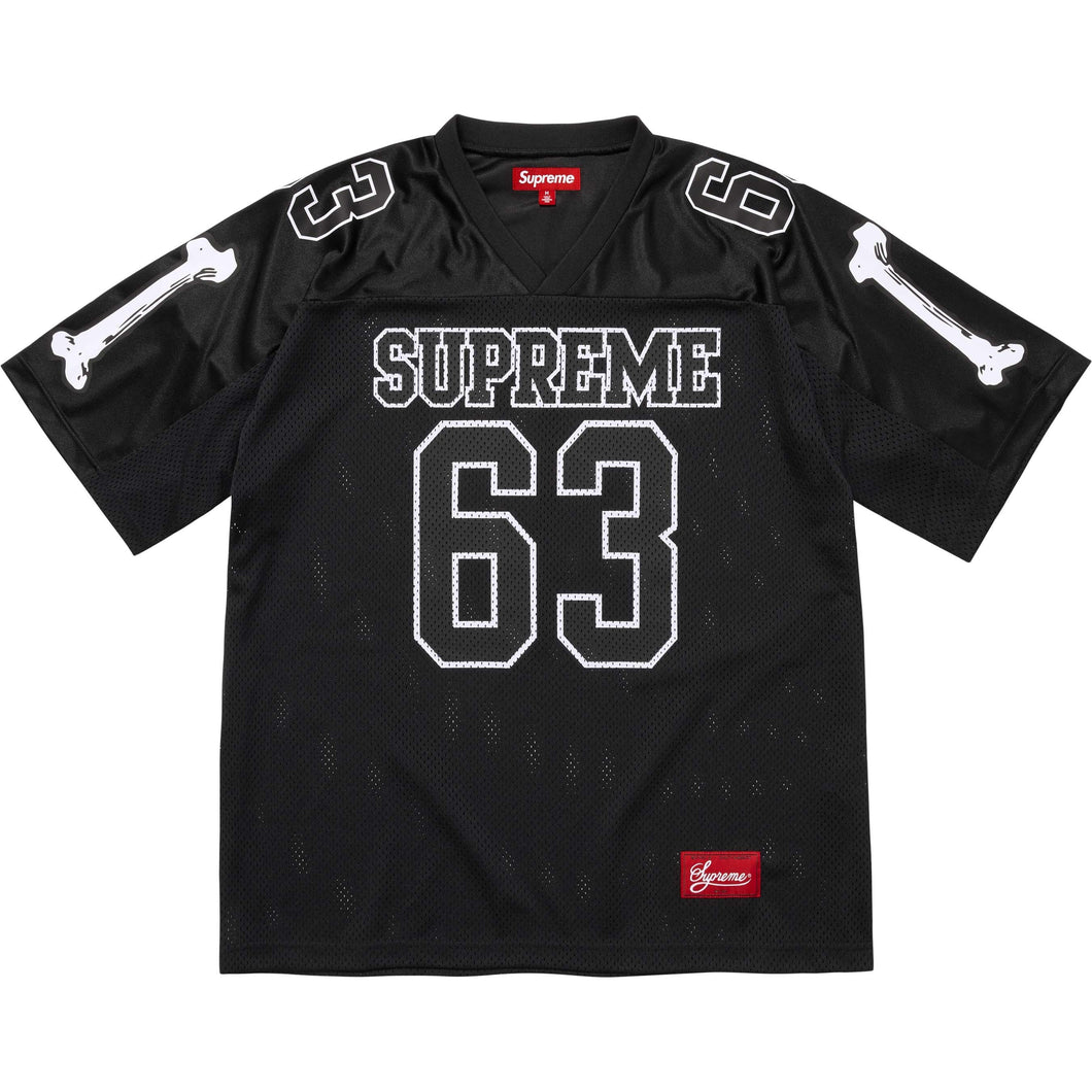 Supreme Bones Football Jersey Red Black