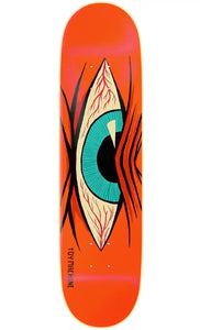 Toy Machine Mad Eyes Skateboard Orange 7.5