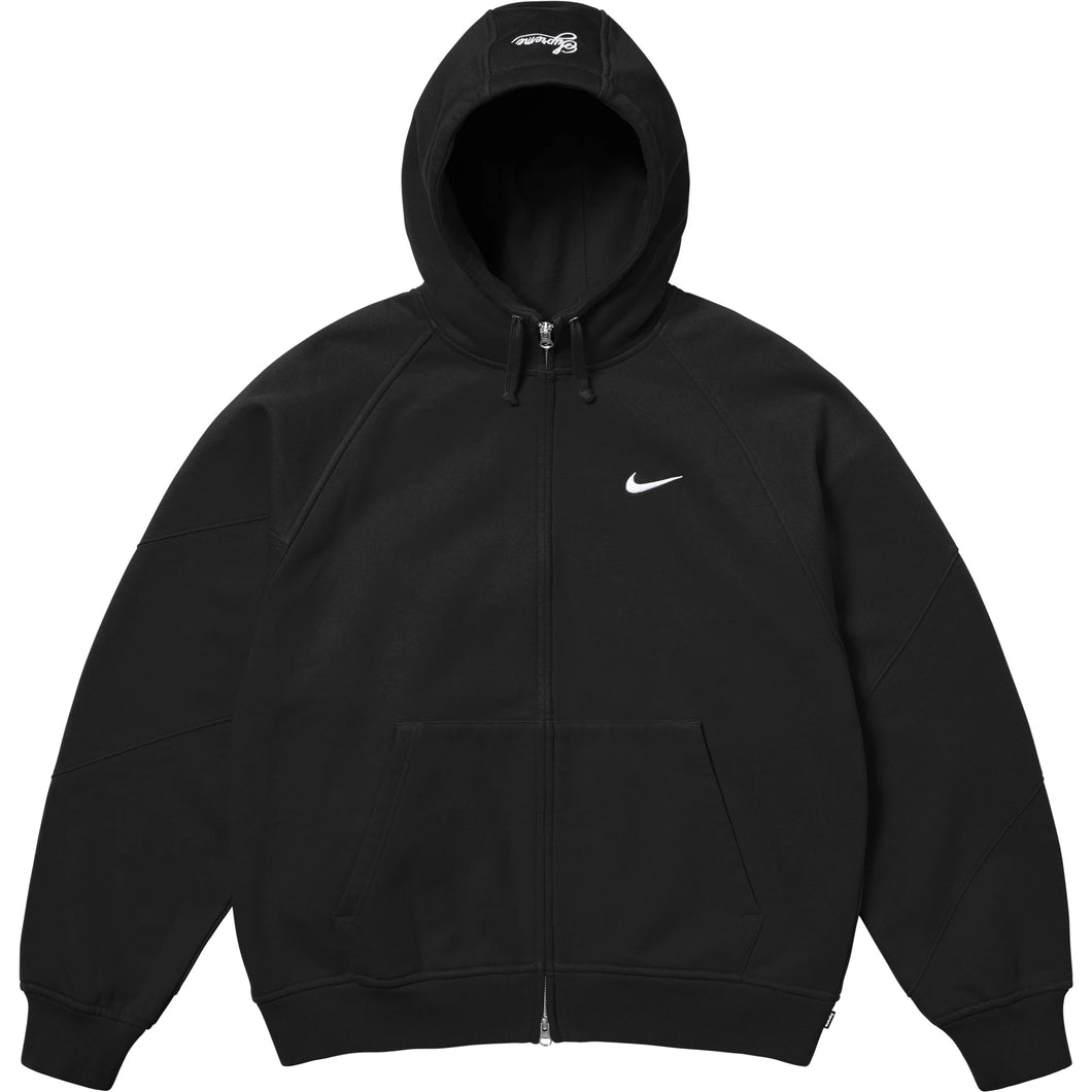 Supreme® Nike® Zip Up Hooded Sweatshirt Black