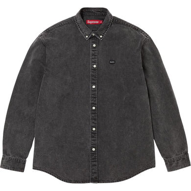 Supreme FW25 Small Box Denim Shirt Black