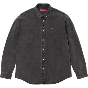 Supreme FW25 Small Box Denim Shirt Black