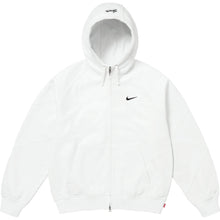 Supreme® Nike® Zip Up Hooded Sweatshirt White