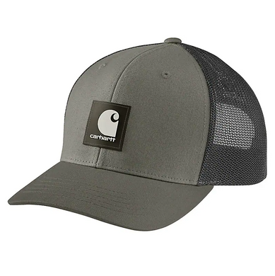 Carhartt Rugged Flex® Twill Mesh Back Logo Patch Cap Dusty Olive