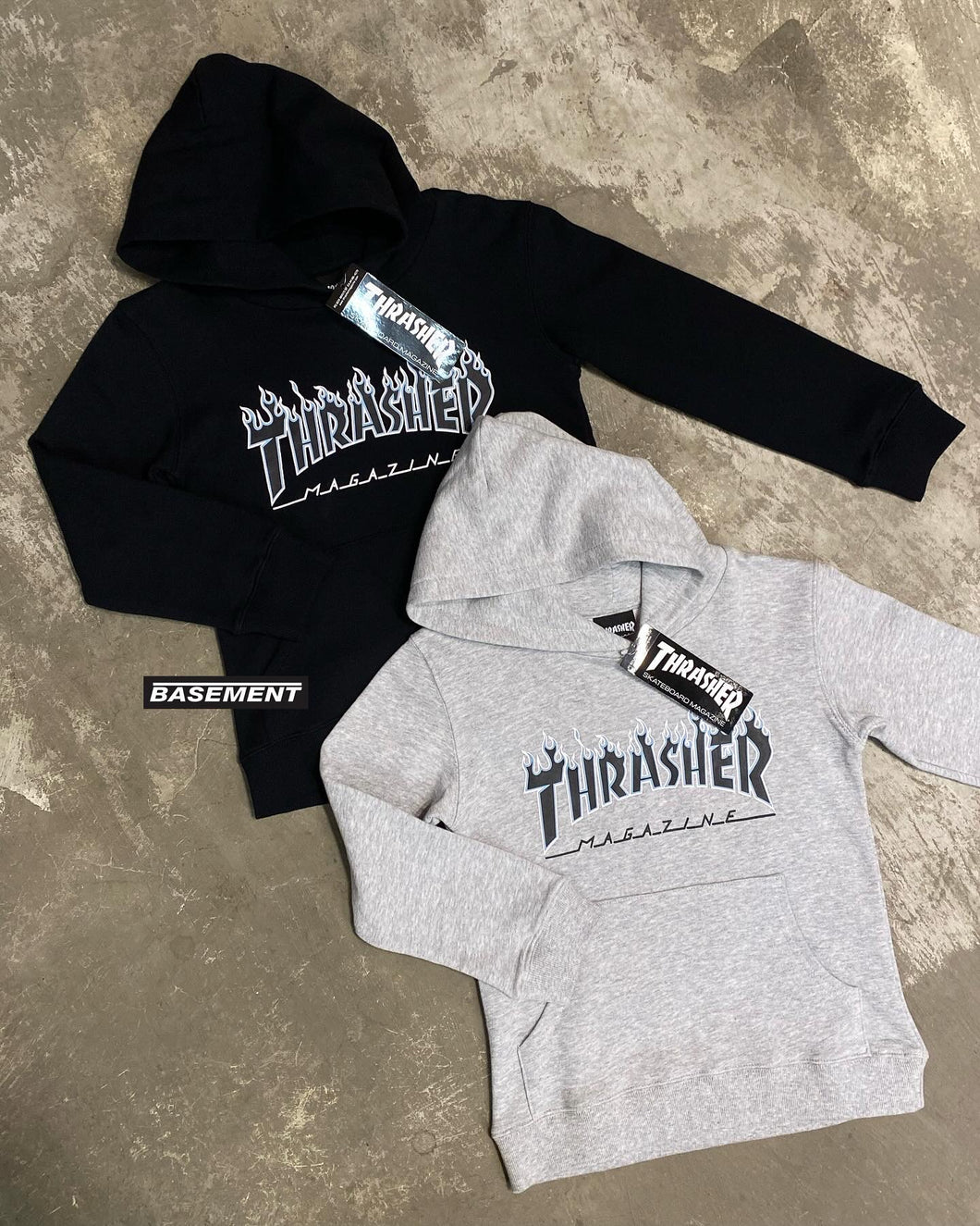 Thrasher Japan Kids Flame Logo Hoody