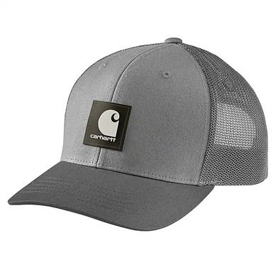 Carhartt Rugged Flex® Twill Mesh Back Logo Patch Cap Asphalt