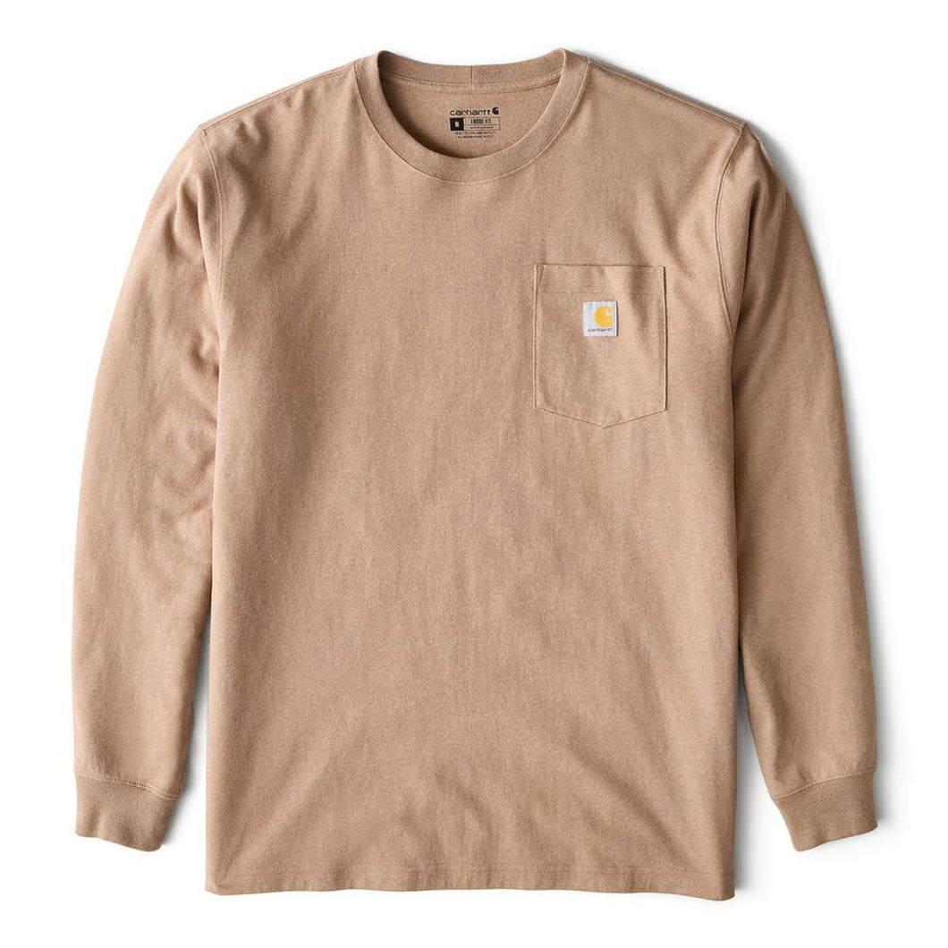 Carhartt Loose Fit Heavyweight L/S Pocket Tee Soft Sepia