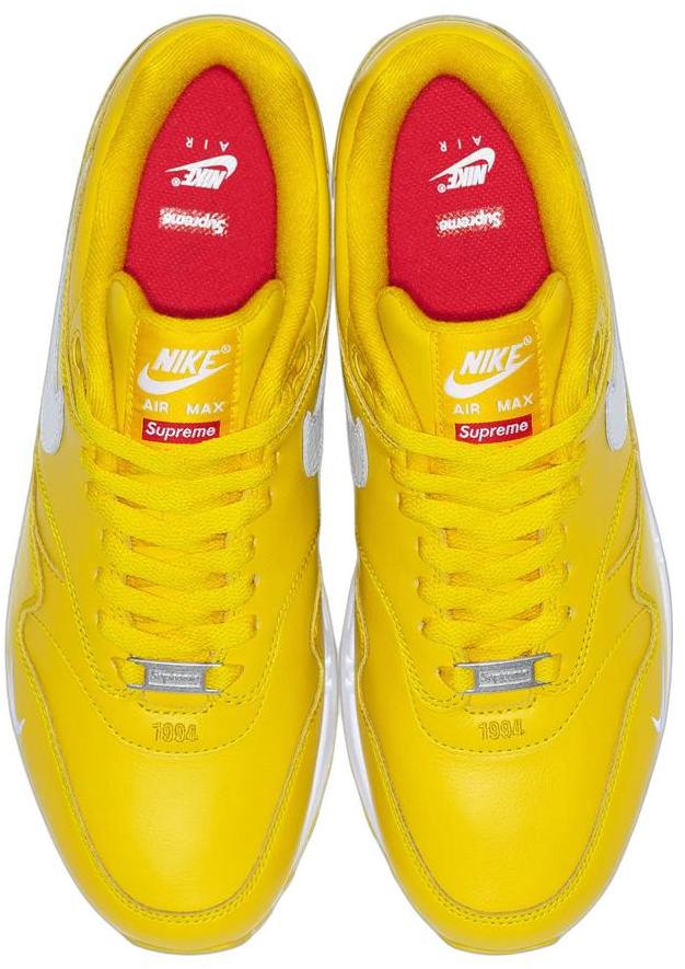 Supreme® Nike® Air Max 1 Yellow