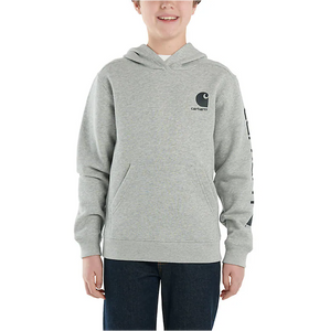 Carhartt Kids Long Sleeve Graphic Sweatshirt Heather Grey