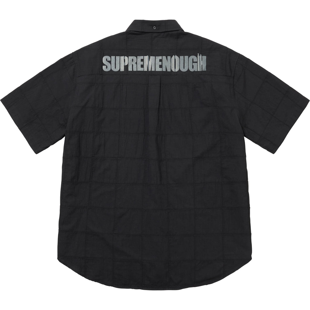 Supreme® Goodenough Patchwork Madras SS Shirt Black