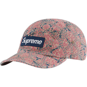Supreme Washed Chino Twill Camp Cap Floral 21