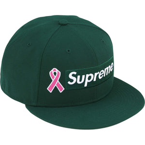 Supreme New Era Breast Cancer Awareness Box Logo Cap Green