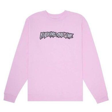 Fucking Awesome Actual Visual Guidance Sweatshirt Pink