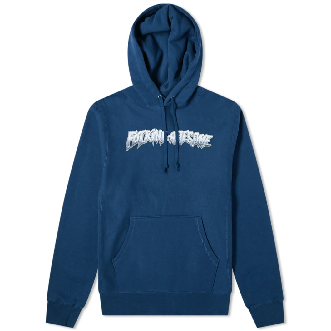 Fucking Awesome Chrome Hoodie Navy