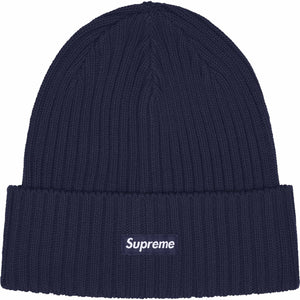 Supreme Overdyed Beanie Navy