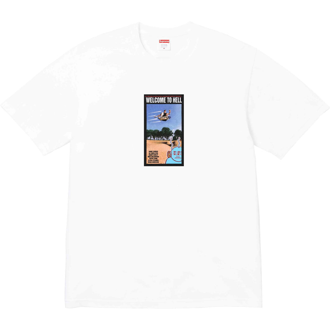 Supreme Toy Machine Welcome To Hell Tee White