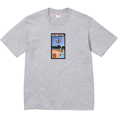 Supreme Toy Machine Welcome To Hell Tee Grey
