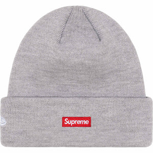 Supreme New Era® $ Beanie Heather Grey