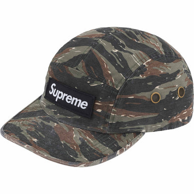 Supreme Military Camp Cap Olive Tiger Camo