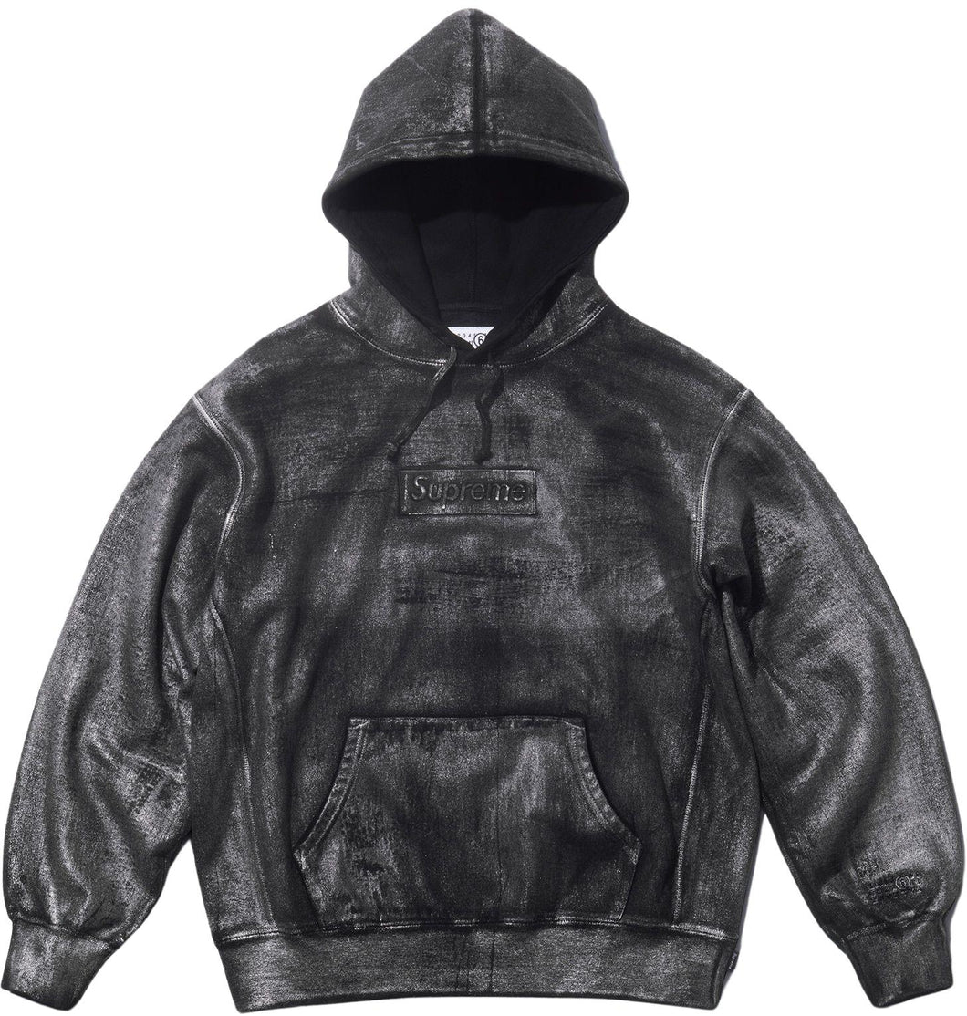 Supreme MM6 Maison Margiela Box Logo Hooded Sweatshirt Black