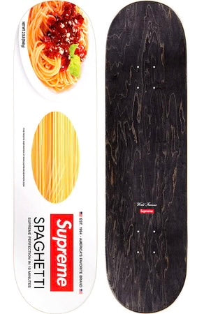 Supreme Spaghetti Skateboard White