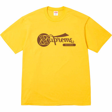 Supreme Records Tee Yellow