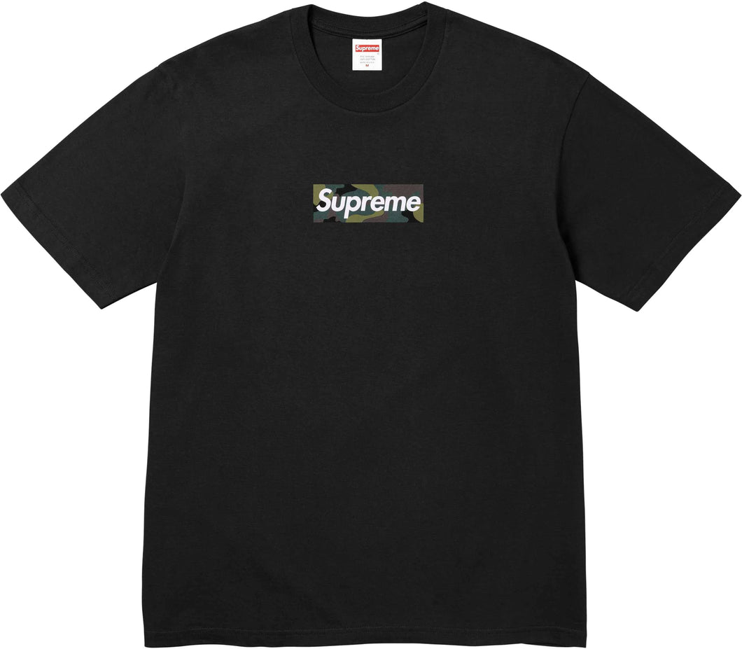 Supreme Camo Box Logo Tee Black