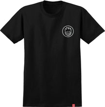 Spitfire Classic Swirl Overlay Tee Black White