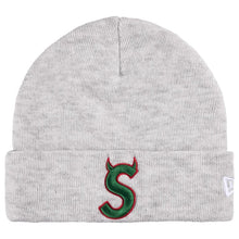 Supreme New Era® Devil S Logo Beanie Ash Grey